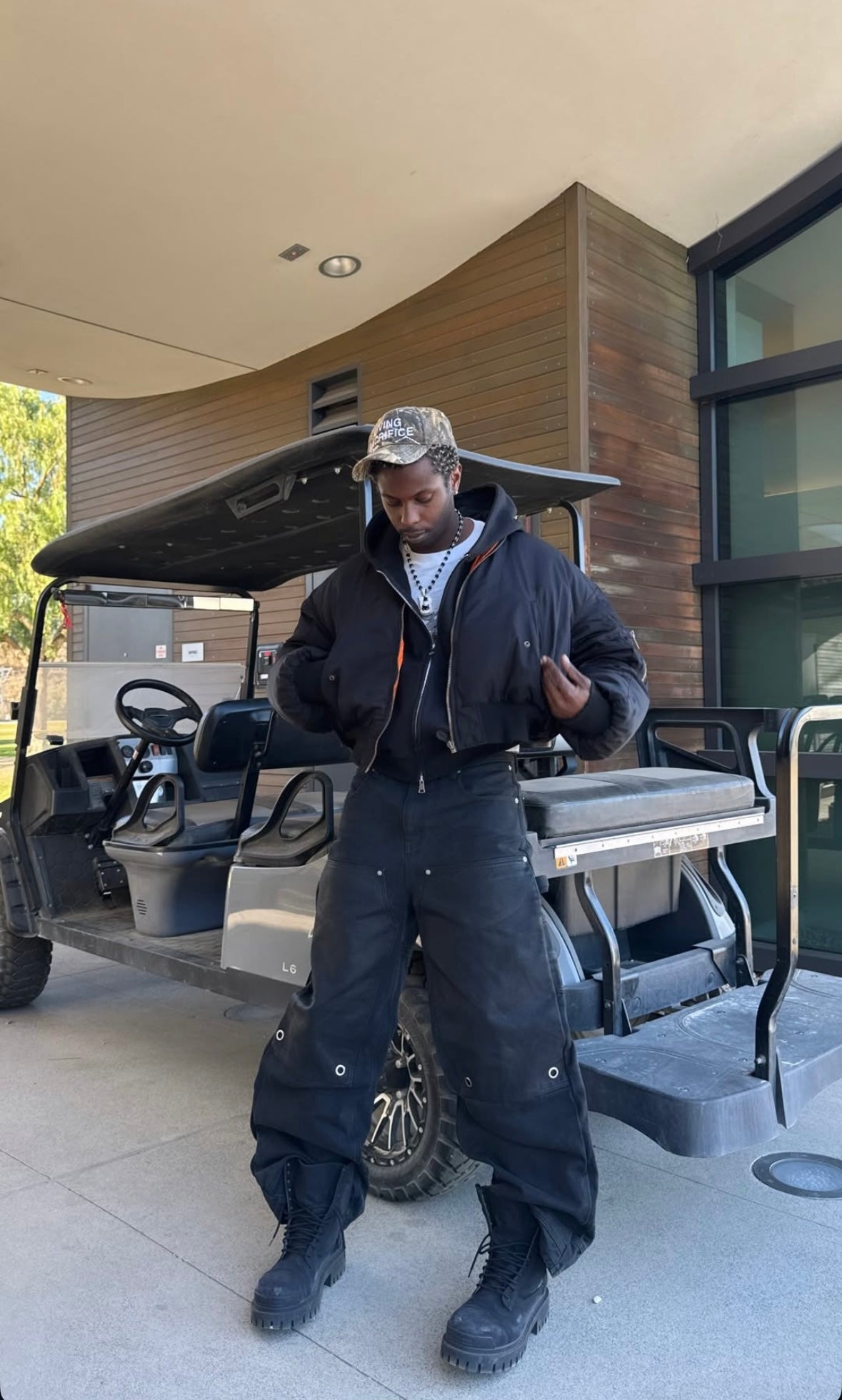 WAXED DOUBLE KNEE PANT